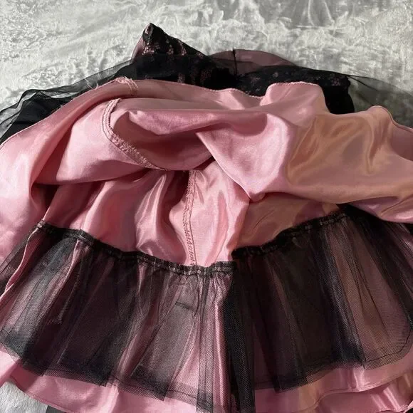 Betsy & Adam Dress Size 4 Purple Black Mesh Fairy Halter‎ Y2K Whimsigoth Event - Picture 15 of 16